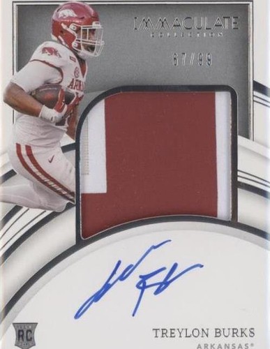 2022 Panini Immaculate Collection Collegiate Treylon Burks #72