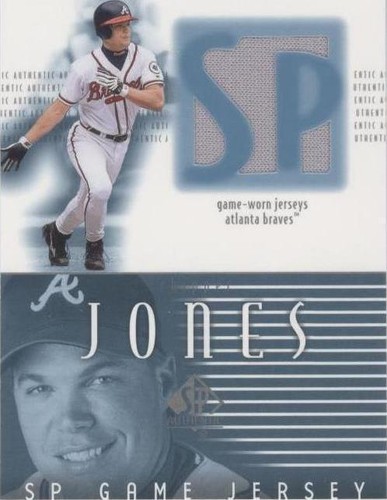 2002 SP Authentic - Chipper Jones #J-CJ