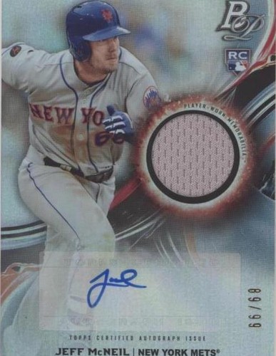 2019 Bowman Platinum - Jeff McNeil #PPAR-JM