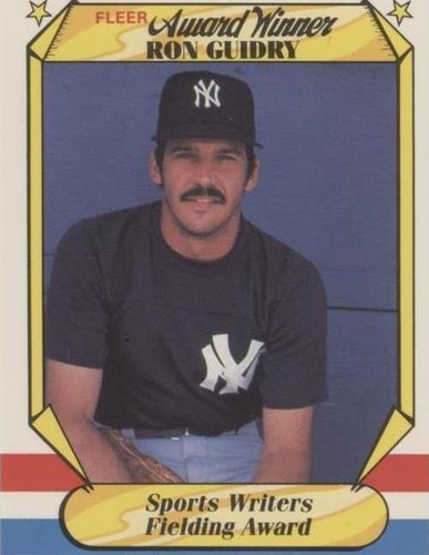 1987 Fleer Award Winners - Ron Guidry #16