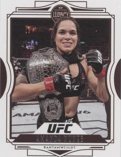 UFC　アマンダ・ヌネス　クロニクルズ　サインカード UFC アマンダ・ヌネス クロニクルズ サインカード - メルカリ