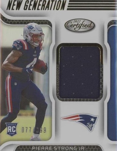 2022 Panini Certified Pierre Strong Jr. #NGJ-PS