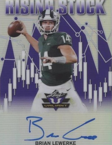 2020 Leaf Valiant Brian Lewerke #RS-BL1