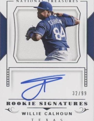 2018 Panini National Treasures - Willie Calhoun #RS-WC