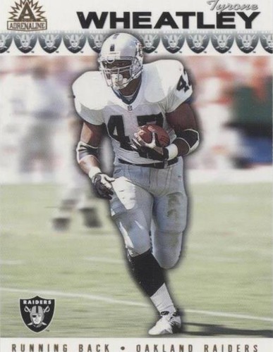 2002 Pacific Adrenaline Tyrone Wheatley #206