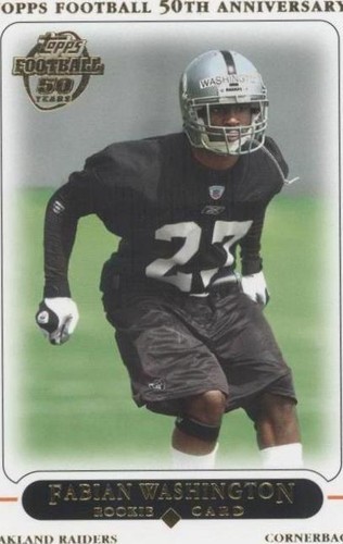 2005 Topps Fabian Washington #377