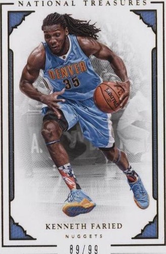 2015-16 Panini National Treasures - Kenneth Faried #93