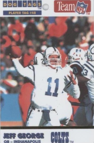 1992 Dog Tags Jeff George #48