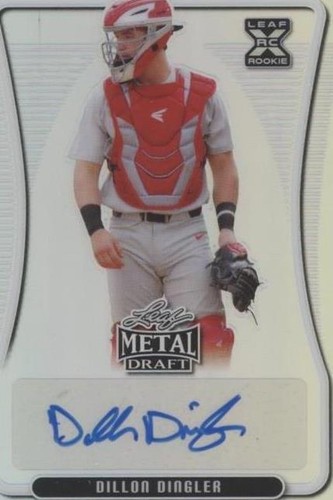 2020 Leaf Metal Draft - Dillon Dingler #BA-DD1