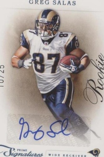 2011 Panini Prime Signatures Greg Salas #192