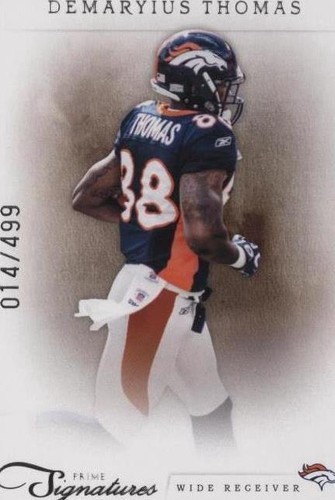 2011 Panini Prime Signatures Demaryius Thomas #50
