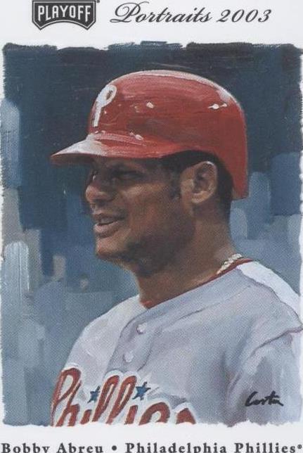 2003 Playoff Portraits - Bobby Abreu #72