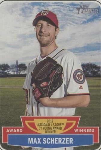 2018 Topps Heritage High Number - Max Scherzer #AW-4