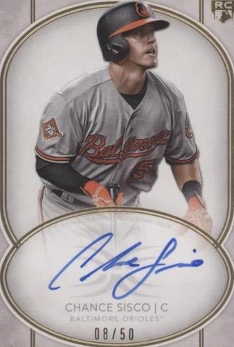 2018 Topps Definitive Collection - Chance Sisco #DRA-CS
