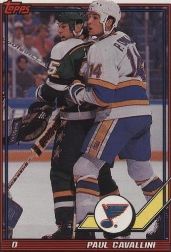 1991-92 Topps - Paul Cavallini #328