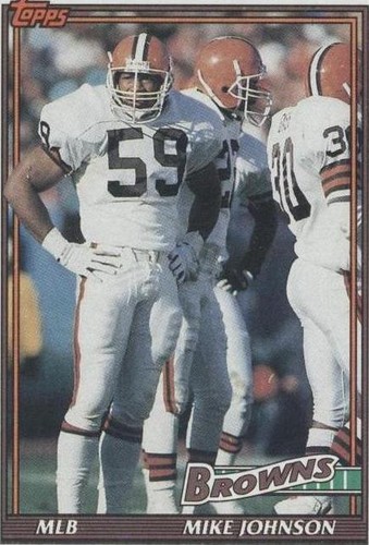 1991 Topps Mike Johnson #592