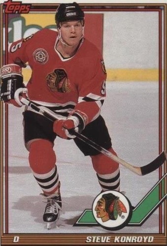1991-92 Topps - Steve Konroyd #366