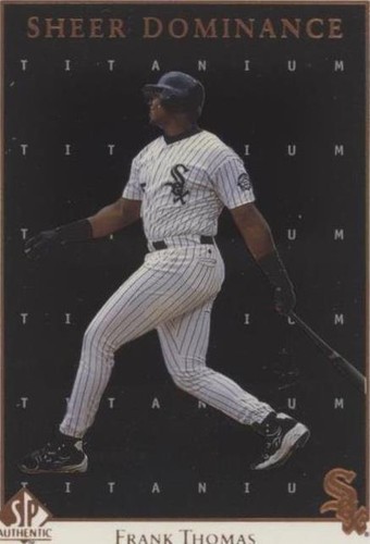 1998 SP Authentic - Frank Thomas #SD30
