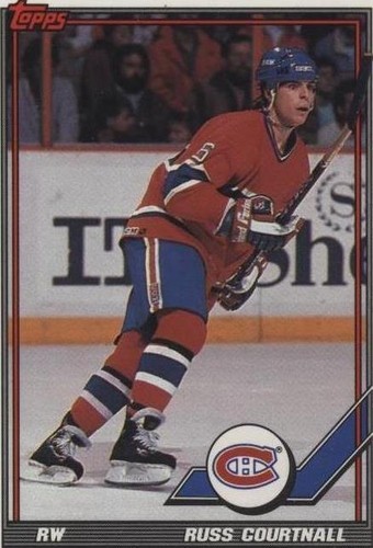 1991-92 Topps - Russ Courtnall #119