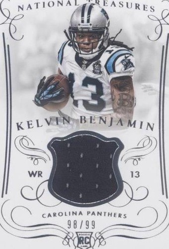 2014 Panini National Treasures Kelvin Benjamin #M-KB