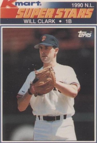 1990 Topps Kmart Superstars - Will Clark #1