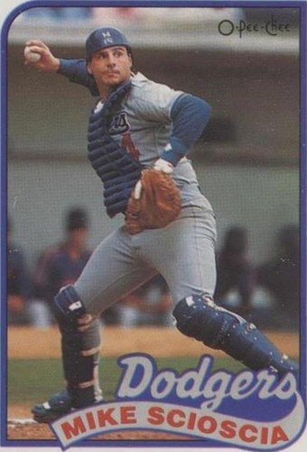 1989 O-Pee-Chee - Mike Scioscia #7