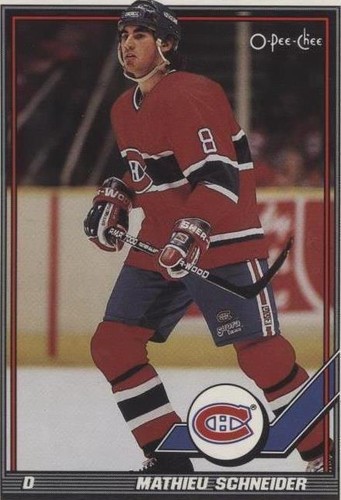 1991-92 O-Pee-Chee - Mathieu Schneider #392
