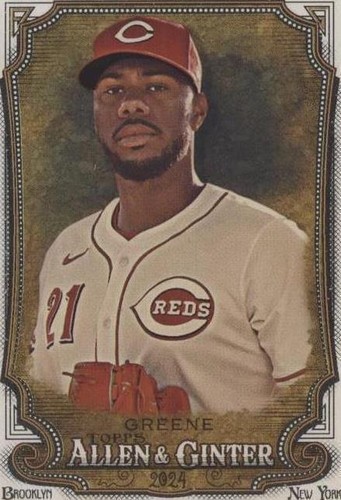 2024 Topps Allen & Ginter Silver Filagree #303 Hunter Greene