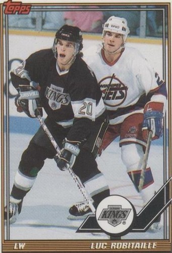 1991-92 Topps - Luc Robitaille #405