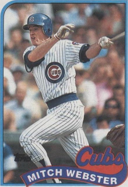 1989 Topps - Mitch Webster #36