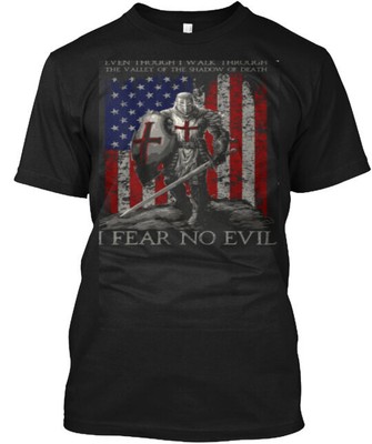 The Crusader T-Shirt Made in the USA Size S to 5XL