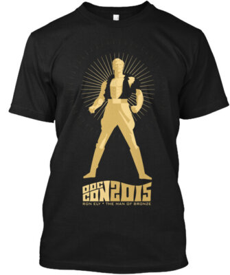 Doc Savage The Man of Bronze DocCon 2015 T-Shirt Made in the USA Size S to 5XL