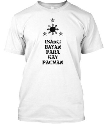 Limited Isang Bayan Para Kay Pacman T-Shirt Made in the USA Size S to 5XL
