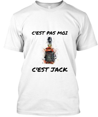 C'est Pas Moi Jack T-Shirt Made in the USA Size S to 5XL