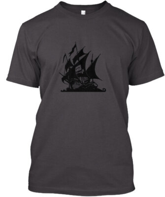 Pirate Bay T-Shirt Made in the USA Size S to 5XL