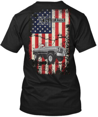 73-75 K5 American Flag - Blazer T-Shirt Made in the USA Size S to 5XL
