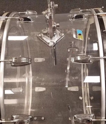 Ludwig 70’s Vistalites With 14” X 24” Clear Acrylic Bass Drum *