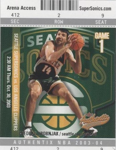 2003-04 Fleer Authentix - Predrag Drobnjak #33