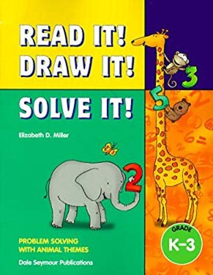Read It! Draw It! Solve It! Animal Book Hardcover Elizabeth D. Mi
