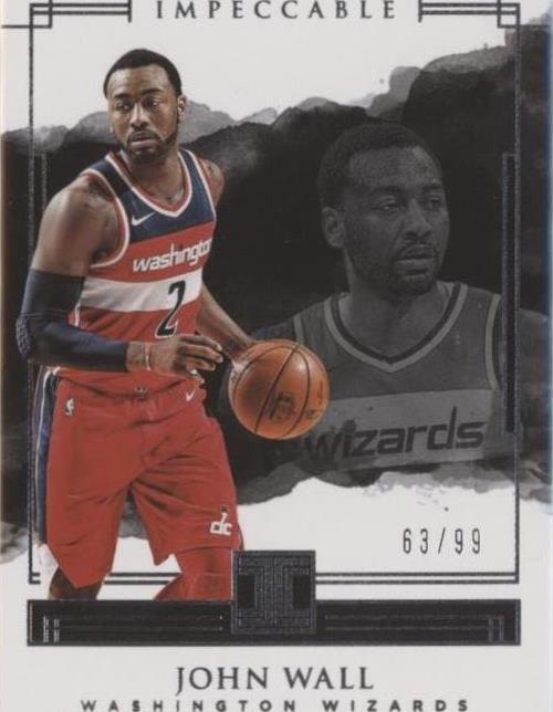 2017-18 Panini Impeccable - John Wall #48