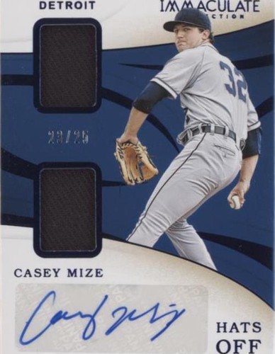 2020 Panini Immaculate Collection - Casey Mize #HO-CM
