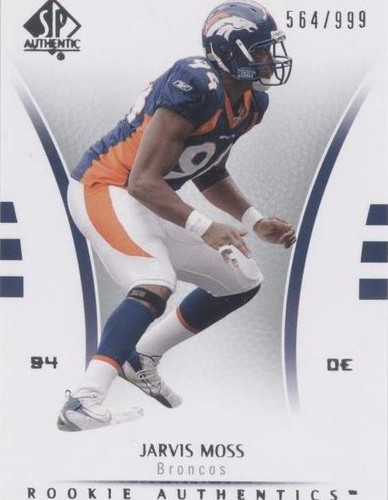 2007 SP Authentic Jarvis Moss #163