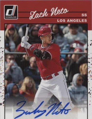 2023 Panini Donruss - Zach Neto #90S-ZN