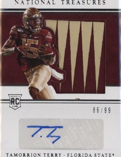 2021 Panini National Treasures Collegiate Tamorrion Terry #123