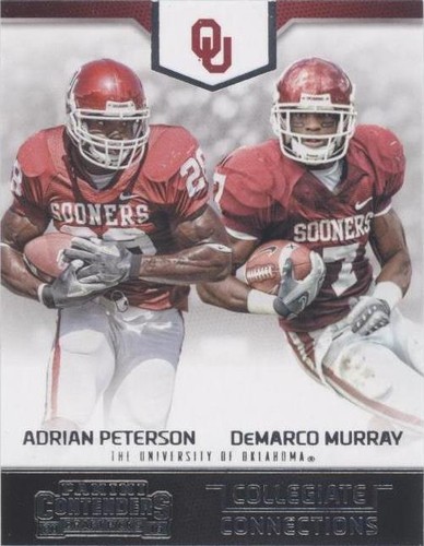 2016 Panini Contenders Draft Picks Adrian Peterson DeMarco Murray #14