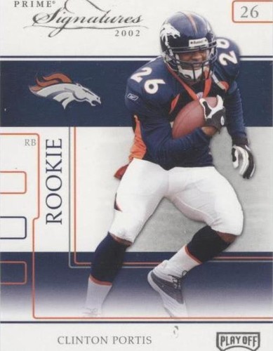 2002 Playoff Prime Signatures Clinton Portis #90