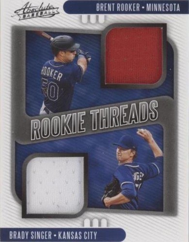 2021 Panini Absolute - Brady Singer Brent Rooker #RTD-BR