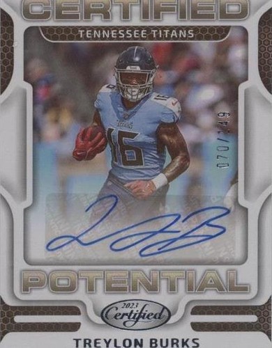 2023 Panini Certified Treylon Burks #CPS-TB