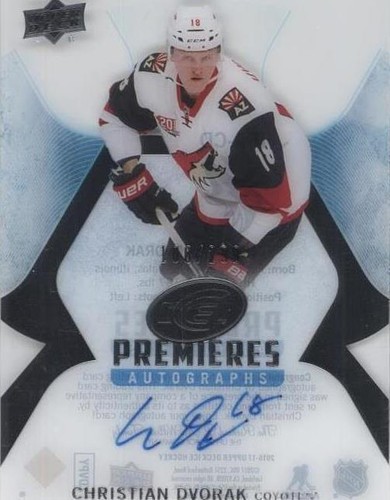 2016-17 Upper Deck Ice - Christian Dvorak #IPA-CD