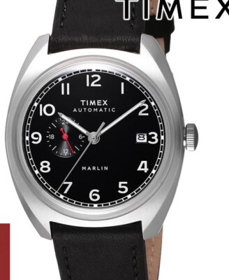 Pre-owned Timex Marlin Jet Black Watch Tw2v62100